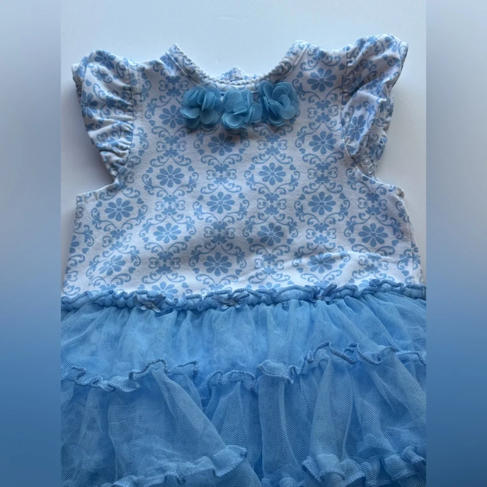 Little Me Infant Girl 9M One Piece Outfit With Attached Tutu